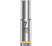Wera 05004504001 8790 HMA Deep Douille 1/4", Jaune, 7.0 mm