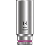 Wera 05004511001 8790 HMA Deep Douille 1/4", Rose, 14.0 mm