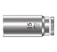 Wera 05004512001 8790 HMA Deep Douille 1/4", Blanc, 15.0 mm