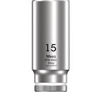 Wera 05004512001 8790 HMA Deep Douille 1/4", Blanc, 15.0 mm