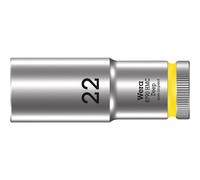 Wera 05004562001 8790 HMC Douille Profonde Avec Entraînement 1/2" 22 X 83 Mm