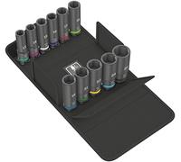Wera Jeu de douilles Impaktor Deep Set 1 – 1/2 – 11 pièces – 05004841001