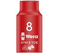 Wera Douille Zyklop VDE 8790 B Isolée Rouge 8