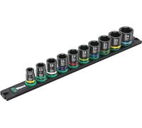 Wera 9607 Nuss-Magnetleiste B Impaktor 1 Jeu de clés à douille métrique 3/8\ 11 pièces 05005451001