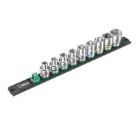 Wera 05005480001 Magnétique Rail Prise C Imp 1 Zyklop Set, 1.3cm Courroie 9 PC