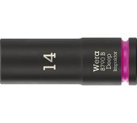 Wera 05005555001 8790 B Douilles Impaktor Deep avec emmanchement 3/8", 14 x 63 mm