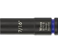 Wera 05005567001 8790 B Douilles Impaktor Deep avec emmanchement 3/8", 7/16" x 63 mm