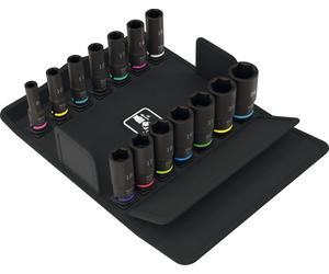 Wera 05005580001 14 Pièces 8790 B Impaktor Deep Set 1 Jeu De Douilles Dans Un Coffret - 3/8"