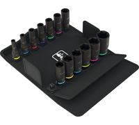 Wera 05005581001 13 Pièces 8790 B Impaktor Deep Imperial Set 1 Jeu De Douilles Dans Un Coffret - 3/8"