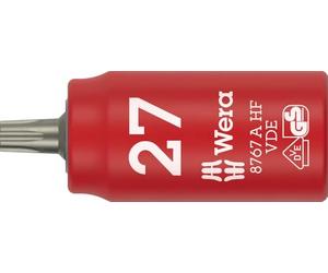 Wera 05005924001 8767 A VDE HF Douille-embout TORX® Zyklop, isolée, avec emmanchement 1/4" et fonction de retenue, TX 27 x 36 mm