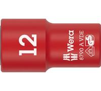 Wera 05005938001 8790 A Douille VDE Zyklop, isolée, avec emmanchement 1/4", 12 x 41 mm