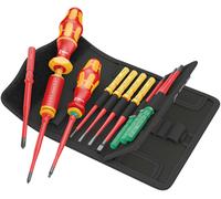 Wera 05006609001 16 Pièces Kraftform Kompakt VDE 16 Torque 1.2-3.0 Nm Extra Slim 1 Tool Finder Changer Set In Case