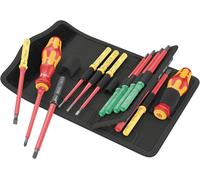 Wera 05006611001 VDE Tournevis porte-embouts 17 pièces cruciforme Phillips, vis Pozidriv, TORX, vis à fente
