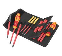 Wera 05006614001 Jeu De 18 Pièces Kraftform Kompakt VDE 18 Universal 2 Tool Finder Set De Lames Interchangeables Dans Un Étui