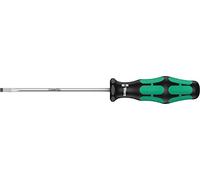 Wera 05008055001 335 Tournevis pour vis à fente, 1.0 x 5.5 x 150 mm, Noir/vert