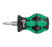 Wera '05008853001 355 PZ Stubby Tournevis Pozidriv, 1 x 25 mm PZ 1