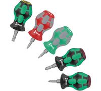 Wera 05008872001 Ensemble Stubby 3 Tournevis 5 Pièces