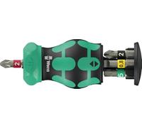 Wera Magasin porte-embouts Kraftform Compact Stubby RA 2 Set d'embouts de vissage