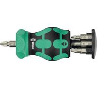 Wera "Kraftform Kompakt Stubby Magazin RA 4, Set d''embouts de vissage"