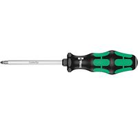 Wera 05009342001 355 SK PZ Tournevis pour vis cruciformes PZ, PZ 2 x 100 mm, Noir/vert