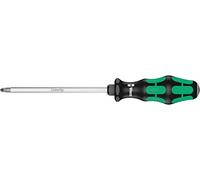 Wera 05009343001 355 SK PZ Tournevis pour vis cruciformes PZ, PZ 3 x 150 mm, Noir/vert