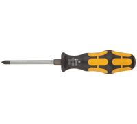 Wera 05017050001 918 spz Tournevis pour vis cruciformes Pz, 1 x 80 mm, Noir/jaune
