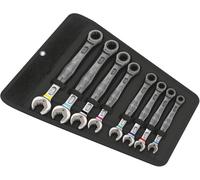 Wera 05020012001 6000 Joker 8 Imperial Set 1, Jeu de clés mixtes à cliquet, système Impérial, 8 pièces Multicolore