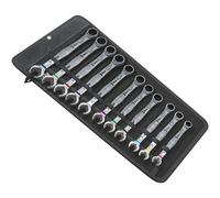 Wera 05020013001 Set 11 Joker Encliquetage Combinaison Clés à Molette, Métrique