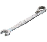 Wera 05020066001 Joker Switch Clés mixtes à cliquet, avec fonction cliquet réversible, 11 x 165 mm, Argent/cyan