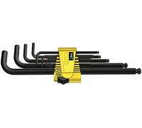 Wera 950 PKL/13 SZ N 6 pans intérieurs Jeu de clés mâles coudées 0.05 pouces, 1/16 pouces, 5/64 pouces, 3/32 pouces, 7/64 pouces