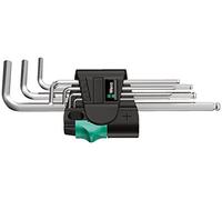 Wera 950 PKL/7 SM N 6 pans intérieurs Jeu de clés mâles coudées 1.5 mm, 2 mm, 2.5 mm, 3 mm, 4 mm, 5 mm, 6 mm 7 pièces