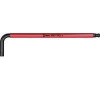 Wera 05022612001 950 SPKL Clés mâles coudées Multicolore, system. métrique, BlackLaser, Hex-Plus, 6.0 mm, Noir/rouge