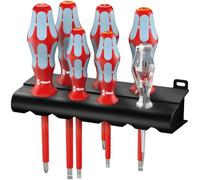 Wera 05022728001 3160 i/7 Jeu de tournevis, acier inoxydable + Rack, 7 pièces