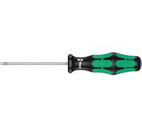 Wera 05023107001 354 Tournevis hexagonal Hex-Plus, 2.5 x 75 mm, Noir/vert