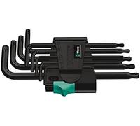 Wera Wera 967 PKL/9 TORX® Jeu de clés à molette, 9 pièces, BlackLaser Quantité:1