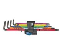 Wera 05024470001 967 Tx Sxl Torx HF Multicolore Bl Long L-CLÉ Set Tx 8-40 9pc