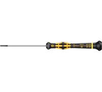 Wera 05030104001 1578 A Tournevis Kraftform Micro pour vis à fente, 0.40 x 2.5 x 80 mm, Noir/jaune