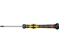 Wera 05030111001 1550 PH Tournevis Kraftform Micro pour vis cruciformes PH, PH 0 x 60 mm, Noir/jaune