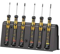 Wera 1550/6 ESD antistatique (ESD) Jeu de tournevis 6 pièces vis à fente, cruciforme Phillips, TORX PLUS®, Microstix