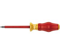 Wera 05031603001 1162 i PH VDE Tournevis isolé pour vis cruciformes PH, PH 2 x 100 mm, Rouge
