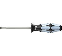 Wera 05032006001 3334 Tournevis pour vis à fente, acier inoxydable, 1.2 x 8.0 x 175 mm, Noir/Ice bleu