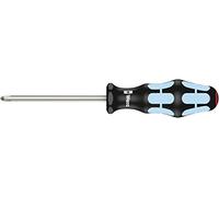 Wera 05032022001 3350 Tournevis pour vis cruciformes PH, acier inoxydable, PH 2 x 100 mm, Noir/Ice bleu
