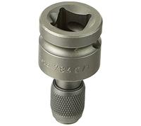 Wera 05042760001 784 C Éléments de liaison 1/2" avec mandrin à serrage rapide Wera, 1/4 pouce x 50 mm, Argent/gris