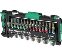 Wera Set d'embouts Tool-Check PLUS 2 - 39 pièces - Phillips, TORX Tamper-Resistant, 6 pans