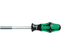 Wera 05051005001 810/1 Porte-embouts avec jonc d'arrêt, 1/4 pouce x 120 mm, Noir/vert 234 x 42 x 40 mm