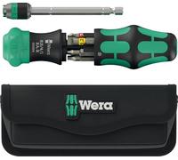 Wera Tournevis porte-embouts Kraftform Kompakt 26 RA-R – Set d'embouts 6 pièces avec sac