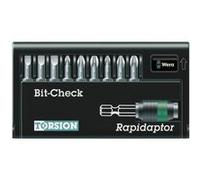 Wera 8600-9/TZ 05056375001 Jeu dembouts 10 pièces vis à fente, cruciforme Phillips, vis Pozidriv zone de torsion