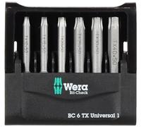 Wera 867/4 Z Mini-Check TX, 50 mm 05056472001 Jeu d'embouts 6 pièces TORX® intérieur