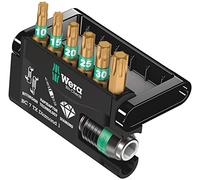 Wera 05057415001 Bit-Check 7 TX Diamond 1, 7 pièces, Or/vert
