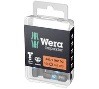 Wera 05057606001 Embout polygonal 6 F 6.3 10 pc(s)